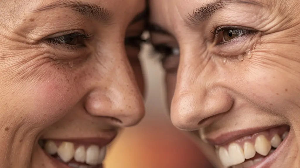 Couple partageant un fou rire spontané illustrant la connexion neurochimique