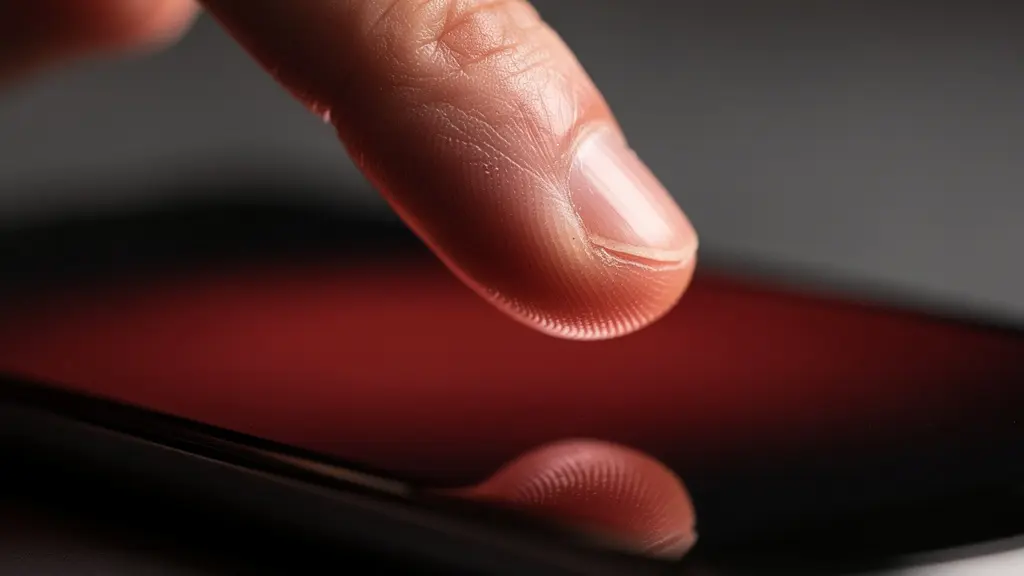 Gros plan macro sur un doigt hésitant au-dessus d'un bouton de suppression flou