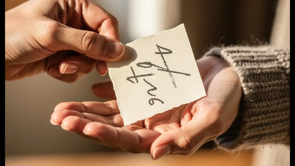 Moment de gratitude intime entre partenaires exprimant leur reconnaissance mutuelle